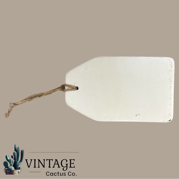 NWOT! Hobby Lobby “Grateful” Ceramic Tag w/Jute Hang Tie - Picture 2 of 3